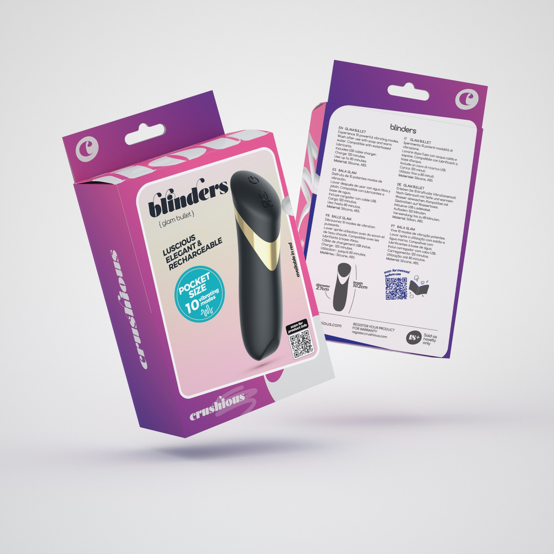 Blinders - Wiederaufladbarer Vibrationsbullet - Schwarz