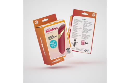 Blinders Bullet Rot – Wiederaufladbarer vibrierender Bullet-Vibrator, kompakt