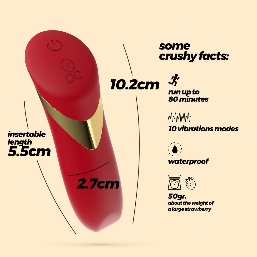 Blinders - Oplaadbare Vibrerende Bullet - Rood