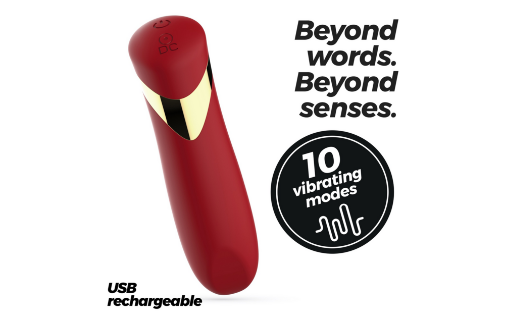 Blinders Bullet Rot – Wiederaufladbarer vibrierender Bullet-Vibrator, kompakt