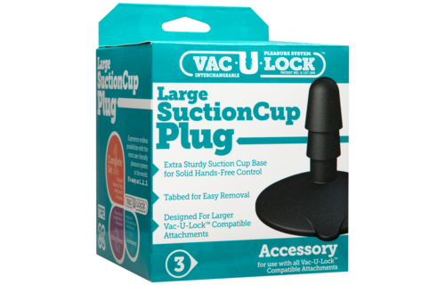 Large Suction Cup Plug 8.1 cm | Firm & Hands-Free Pleasure