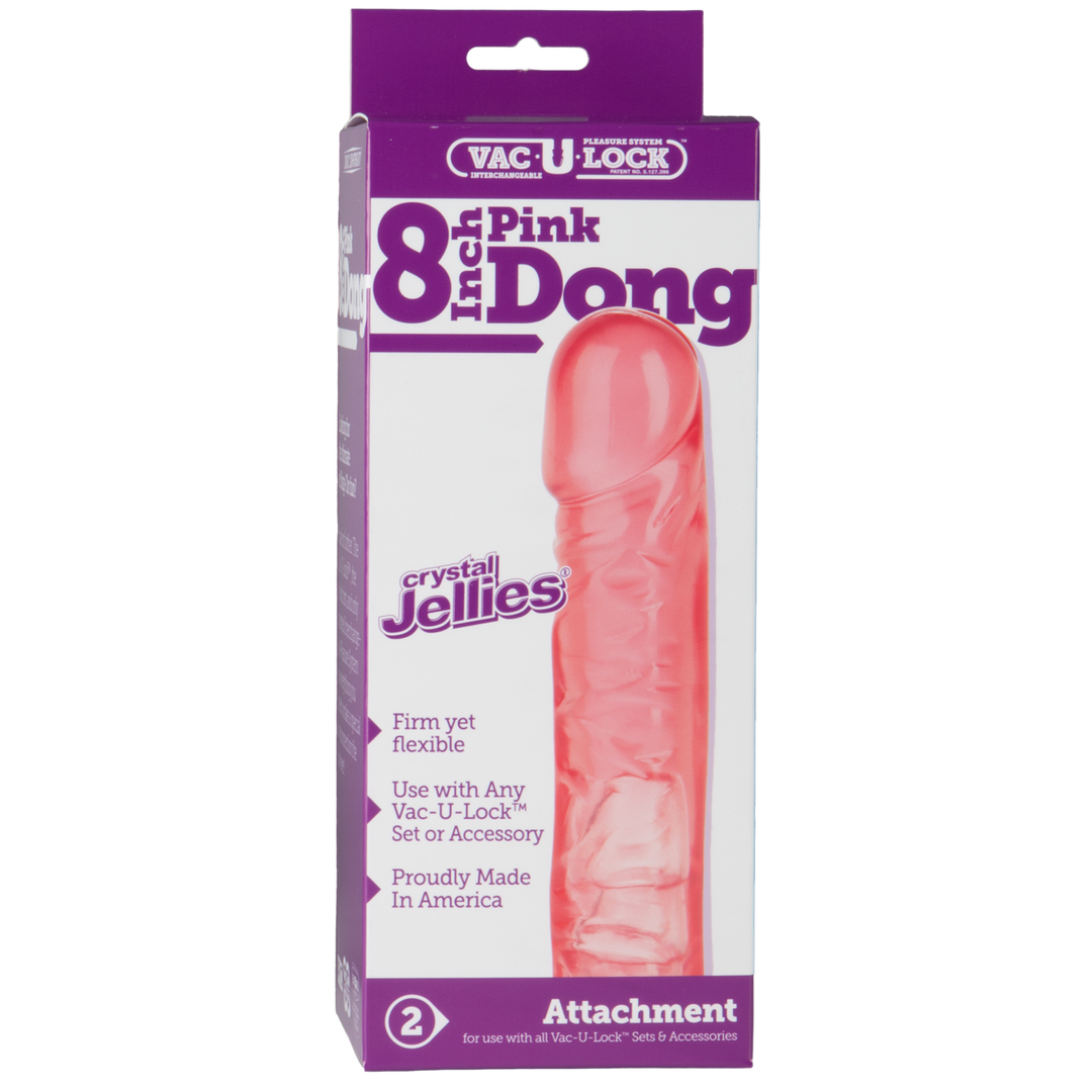 Crystal Jelly Dildo 19,3 cm – Sicher, rutschfest und bequem