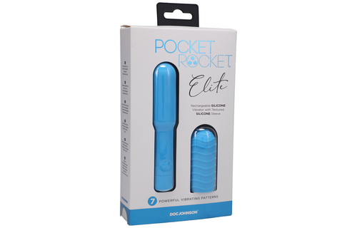 Elite Mini Vibrator Blau | Leistungsstark, wiederaufladbar und diskret