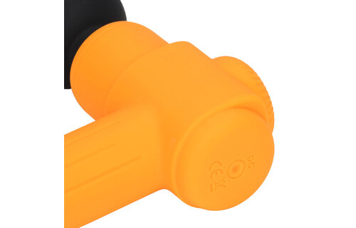 Mini Oplaadbare Microboost Massager Oranje – Compact & Krachtig