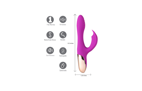 Skyler Rabbit Vibrator – Flexibel & intensives Vergnügen | Maiatoys