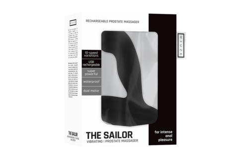 The Sailor – Leistungsstarker, komfortabler Prostatastimulator Schwarz