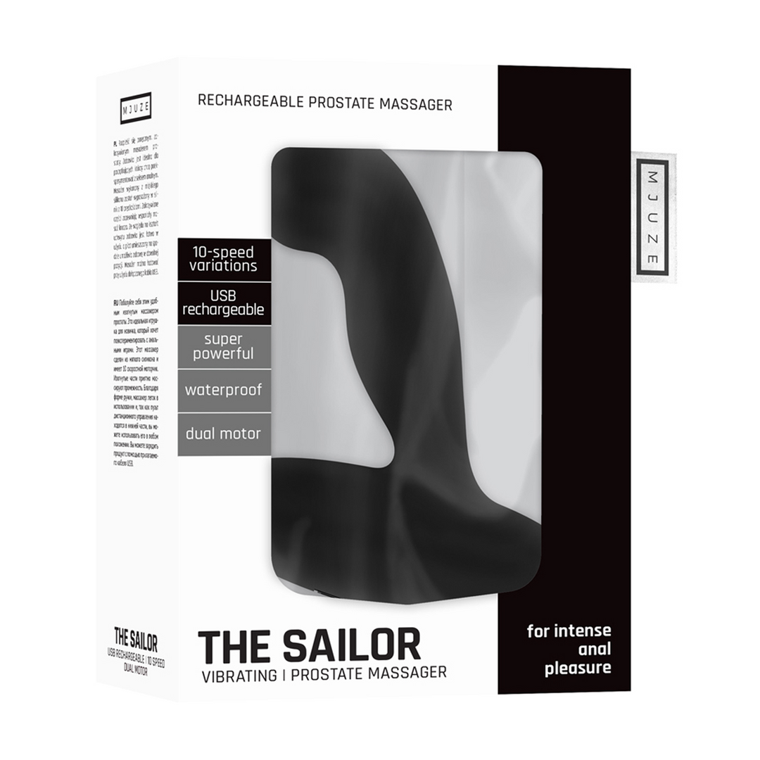 The Sailor - Vibrating Prostate Stimulator - Black