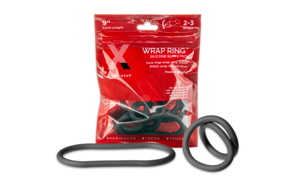 Silicone Slim Wrap Ring Cock Ring 22 cm – Comfort & Control
