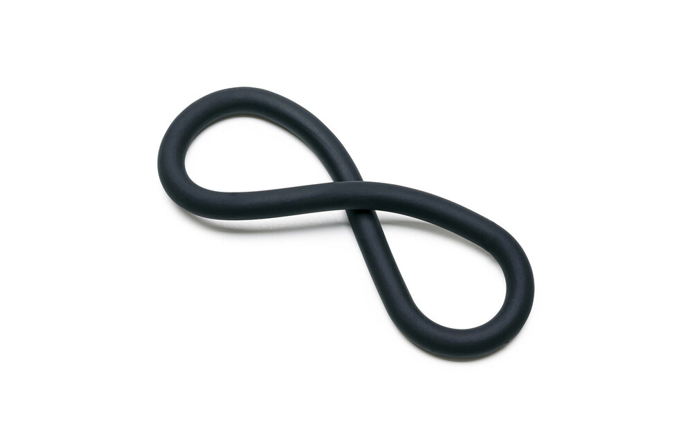 Silikon-Hefty-Wrap-Ring – Cockring Schwarz 3,5 cm Komfort