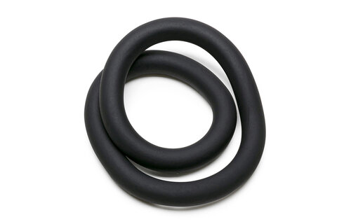 Silicone Hefty Wrap Ring – Cock Ring Black 3.5 cm Comfort