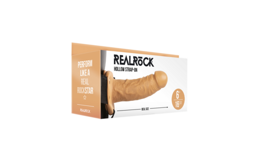 Holle Strap-On Zonder Ballen 14,3 cm | RealRock Kracht & Plezier