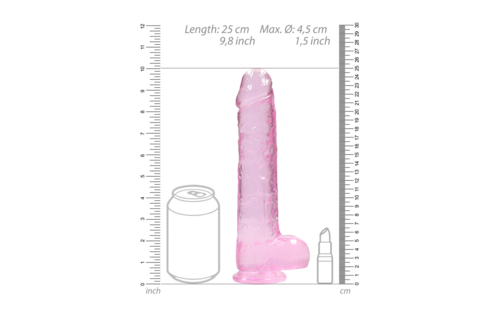Realistischer Dildo mit Hoden 25 cm – RealRock by Shots