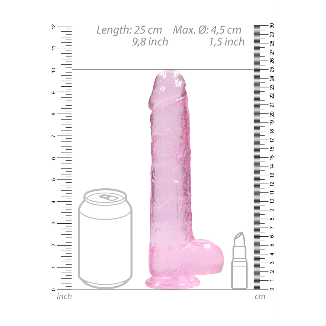 Realistischer Dildo mit Hoden 25 cm – RealRock by Shots