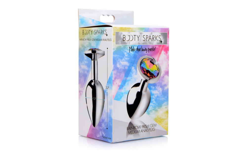 Rainbow Prism Medium Buttplug 819999999 cm – Anal-Trainingsset