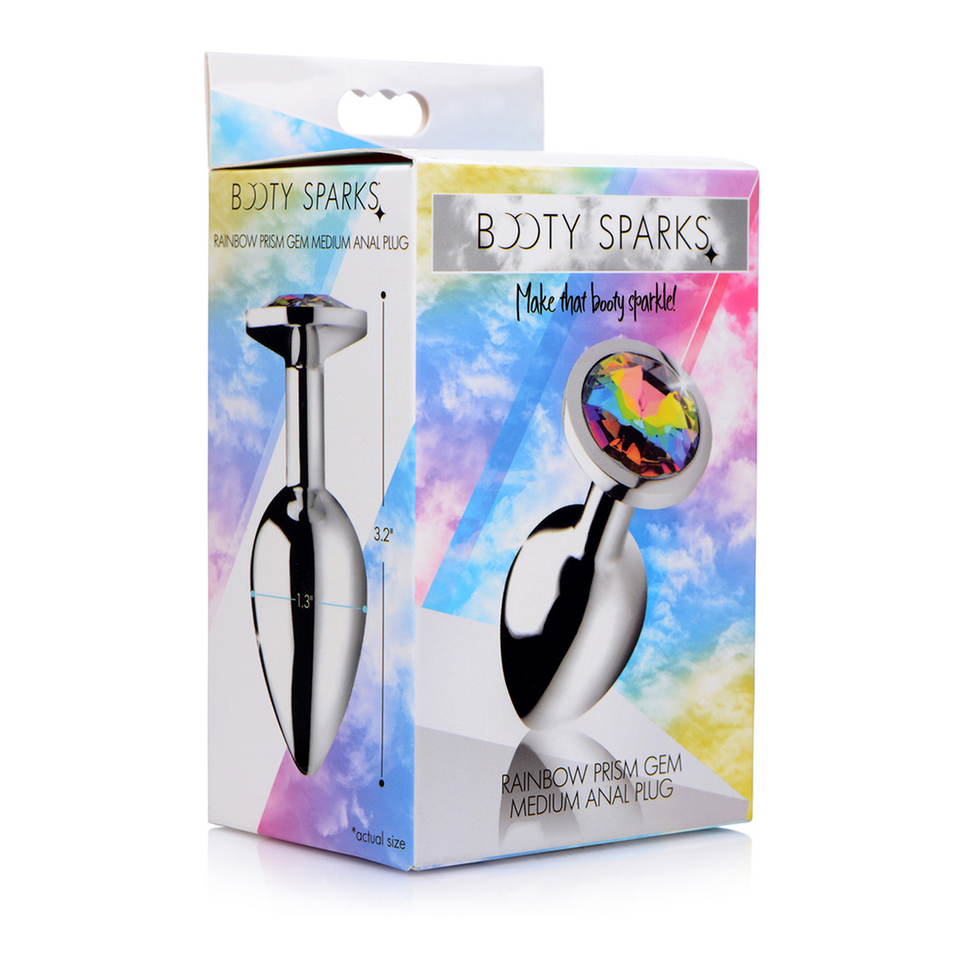 Rainbow Prism Medium Butt Plug 819999999 cm – Anal Training Set