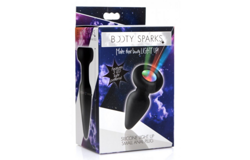 Silicone Luminous Butt Plug Small 8.6 cm – XR Brands