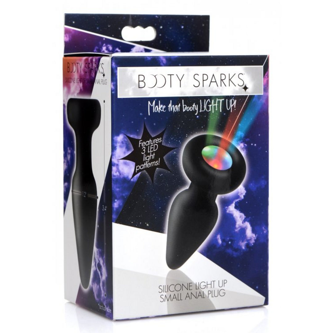 Siliconen Lichtgevende Buttplug Klein 8,6 cm – XR Brands