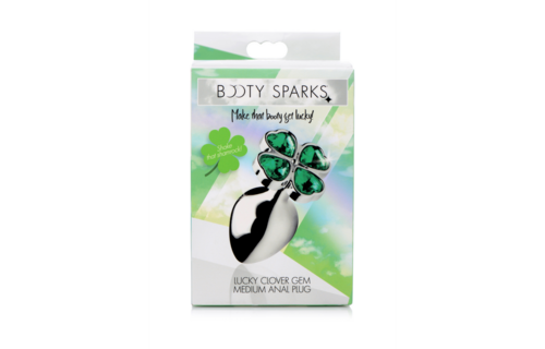 Lucky Clover Gem Butt Plug 8.1 cm - Medium Lucky Clover