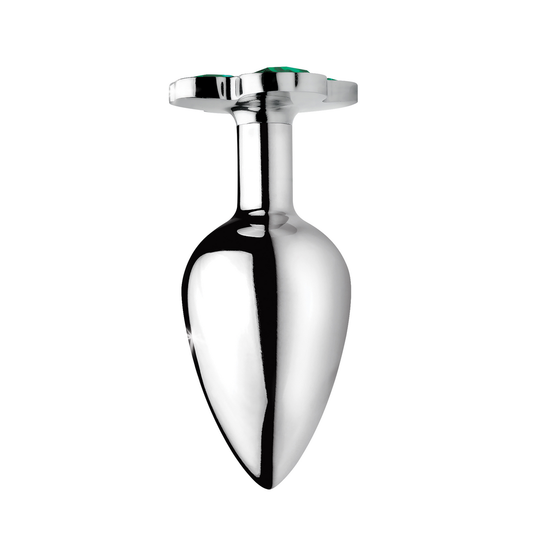 Lucky Clover Gem Butt Plug 8.1 cm - Medium Lucky Clover