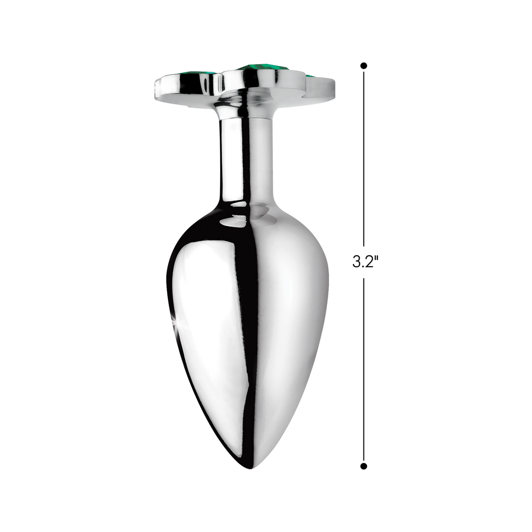 Lucky Clover Gem Buttplug 8,1 cm – Medium Glücksklee