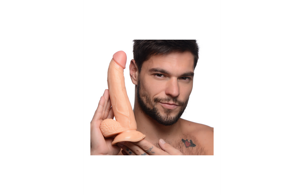 POP - Dildo mit Balls - 7.5 / 19 cm