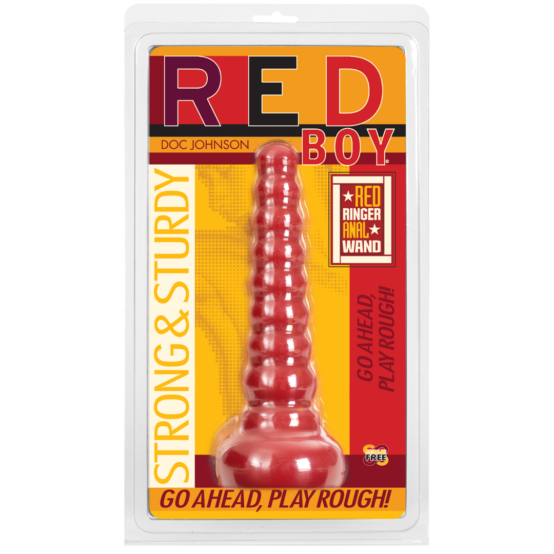 Red Boy Anale Wand Plug 26,3 cm - Duurzaam & Veilig