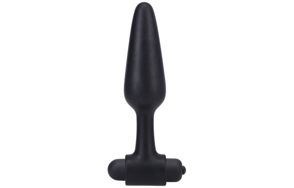 Vibrating Butt Plug 14 cm Black - Powerful & Comfortable