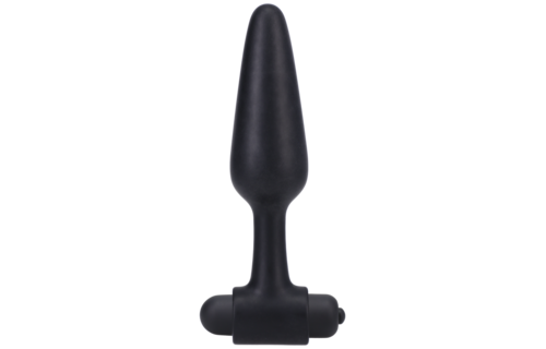 Vibrating Butt Plug 14 cm Black - Powerful & Comfortable