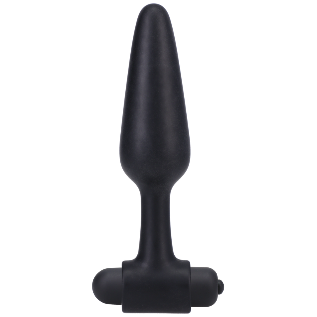 Vibrerende Butt Plug 14 cm Zwart - Krachtig & Comfortabel