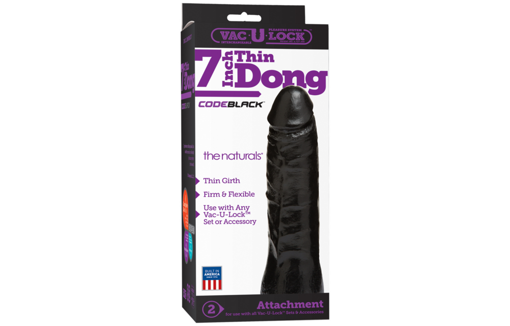 CodeBlack Dünner Dildo 18,8 cm – Flexibel & phthalatfrei
