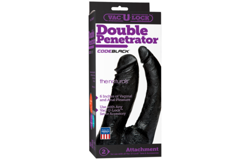 Code Black Doppeldildo 16 cm | Ultimatives doppeltes Vergnügen