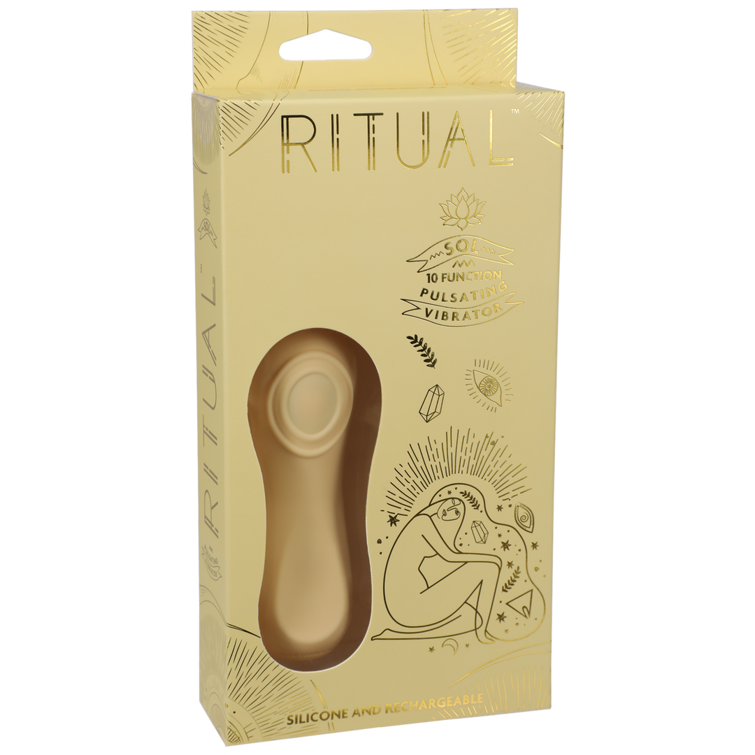 Sol Silicone Vibe Yellow - Powerful Rechargeable Pulsation