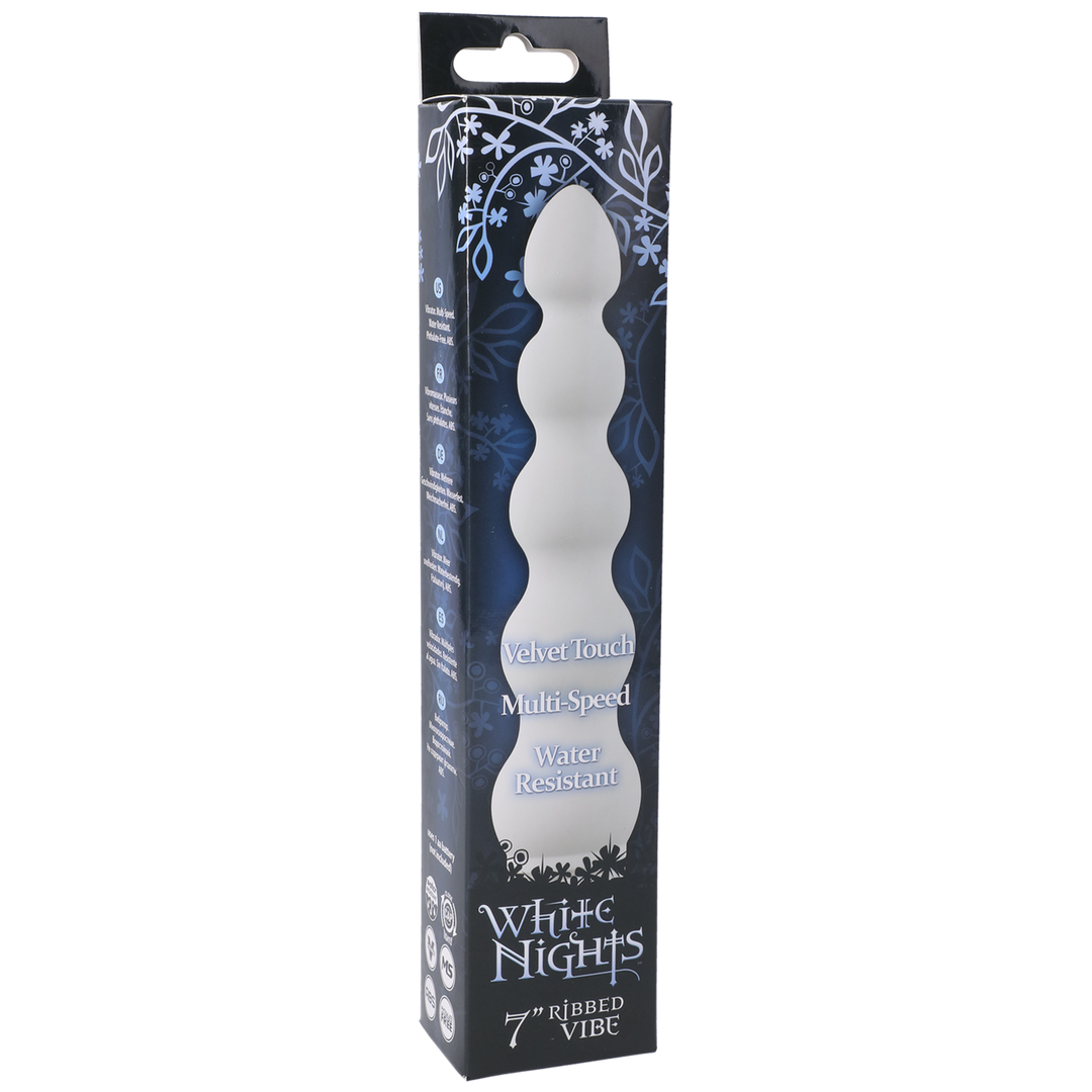 White Nights Ribbed Vibrator 7 cm – Intense Pleasure