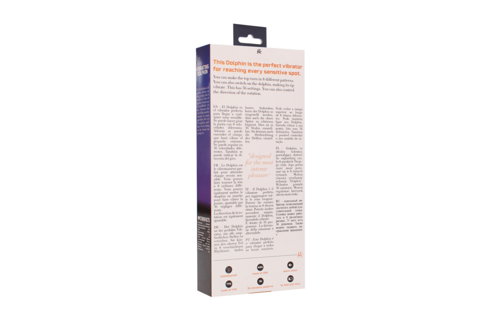 Vibrating Dolphin vibrator 44 modes – Ultimate pleasure black
