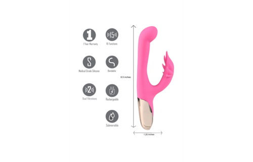 Maui Rabbit Vibrator | Flexibel & wiederaufladbar | Maia Toys