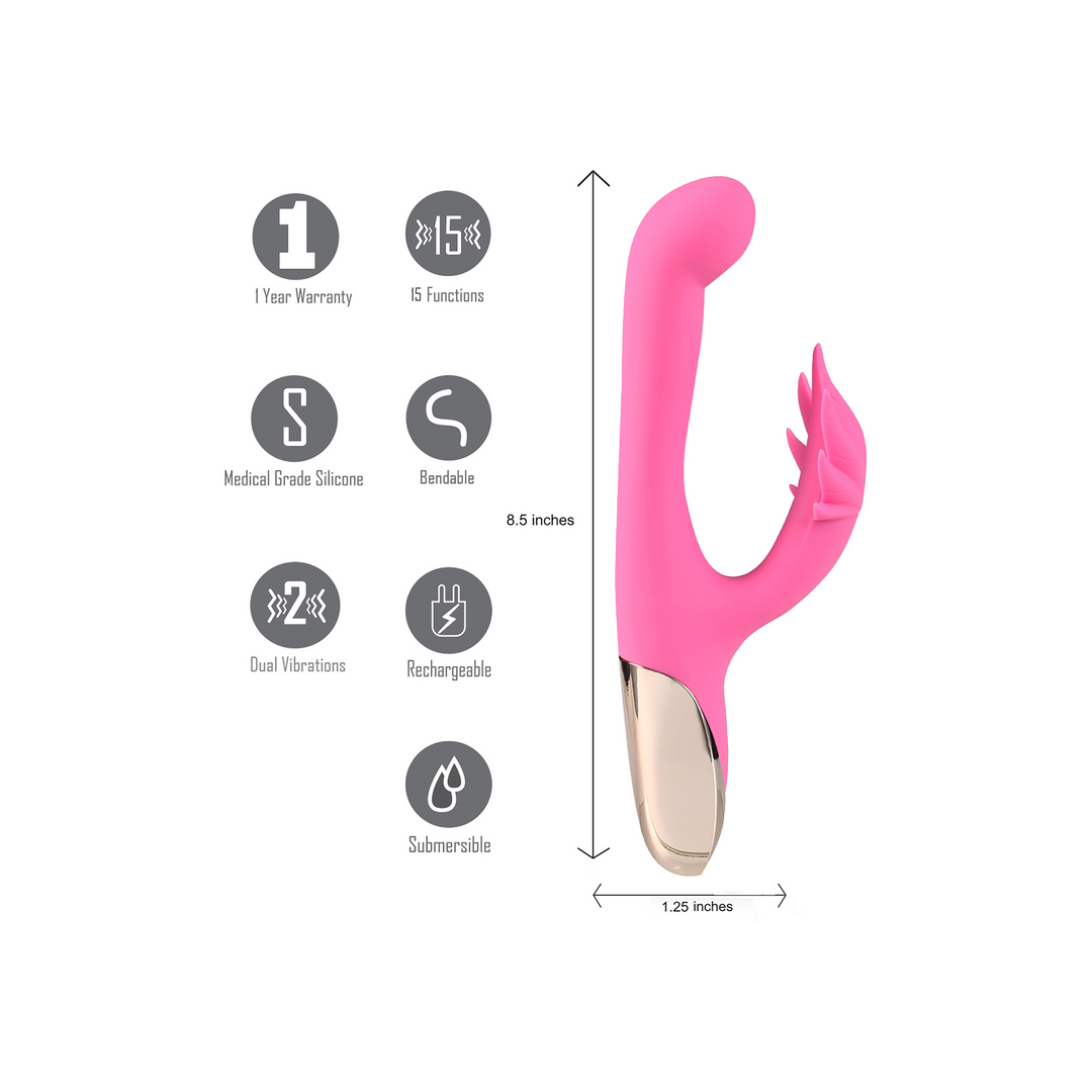 Maui Rabbit Vibrator | Flexibel & wiederaufladbar | Maia Toys
