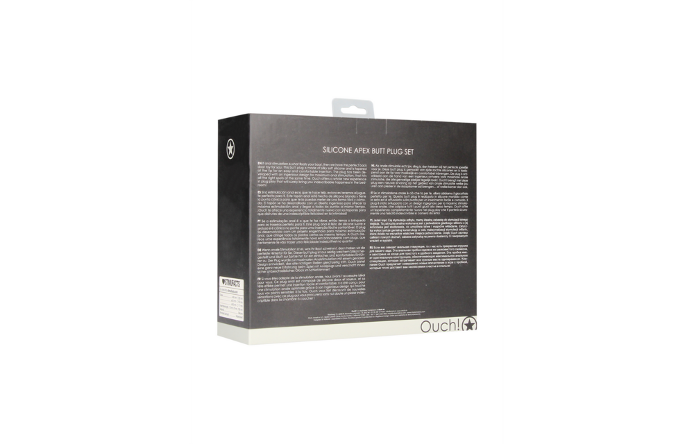 Apex Butt Plug Set 10 cm – Ultimative anale Stimulation