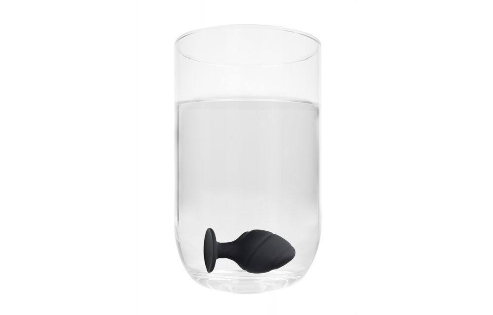 Gedraaide Butt Plug Set 10cm - Zwart, Veilig & Comfortabel