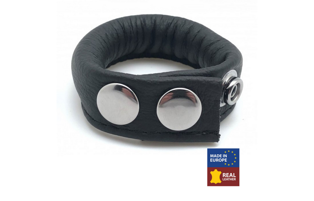 Verstellbarer Lederballstrecker 70 g - Schwarz