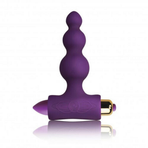 Petite Sensations 11 cm - Vibrating Bubble Butt Plug Purple