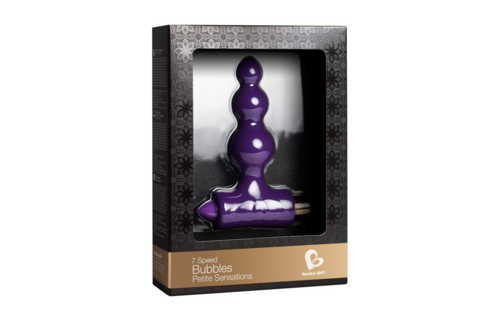 Petite Sensations 11 cm - Vibrerende Bubble Butt Plug Paars