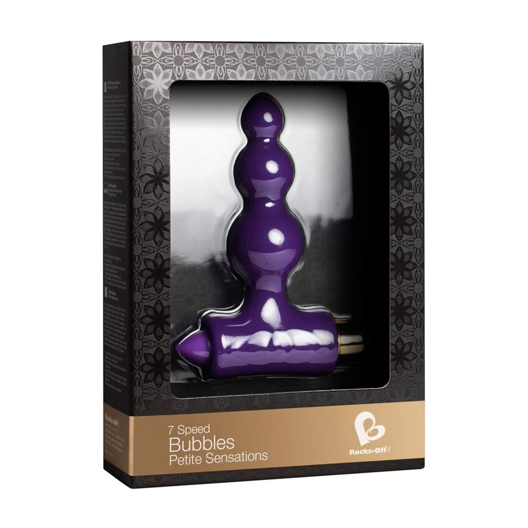 Petite Sensations 11 cm – Vibrierender Bubble Butt Plug Lila