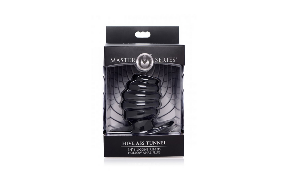 Hive Ass Tunnel 8,1 cm – Geriffelter hohler Buttplug