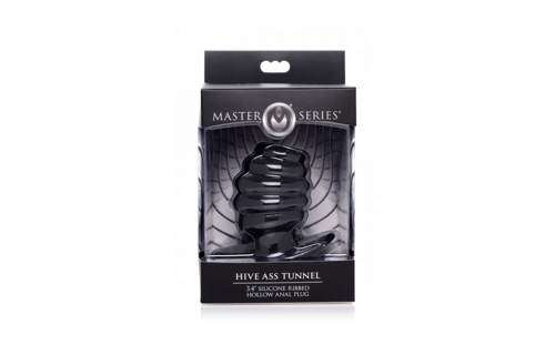 Hive Ass Tunnel 8,1 cm – Geriffelter hohler Buttplug