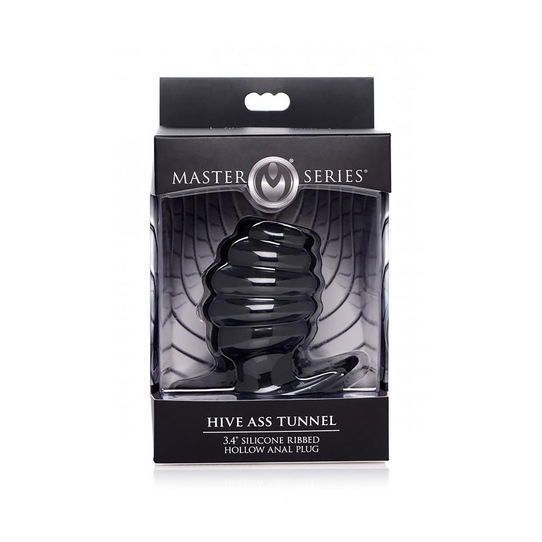 Hive Ass Tunnel 8,1 cm - Geribbelde Holle Buttplug