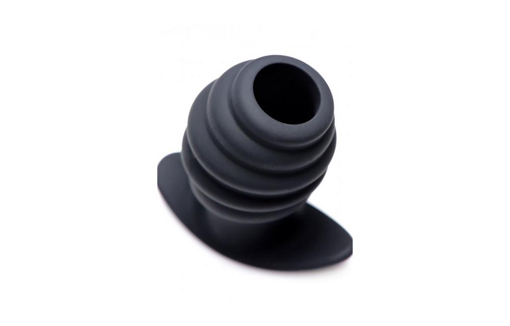 Hive Ass Tunnel 8,1 cm - Geribbelde Holle Buttplug
