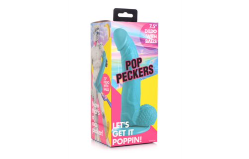 POP - Dildo mit Balls - 7,5 / 19 cm