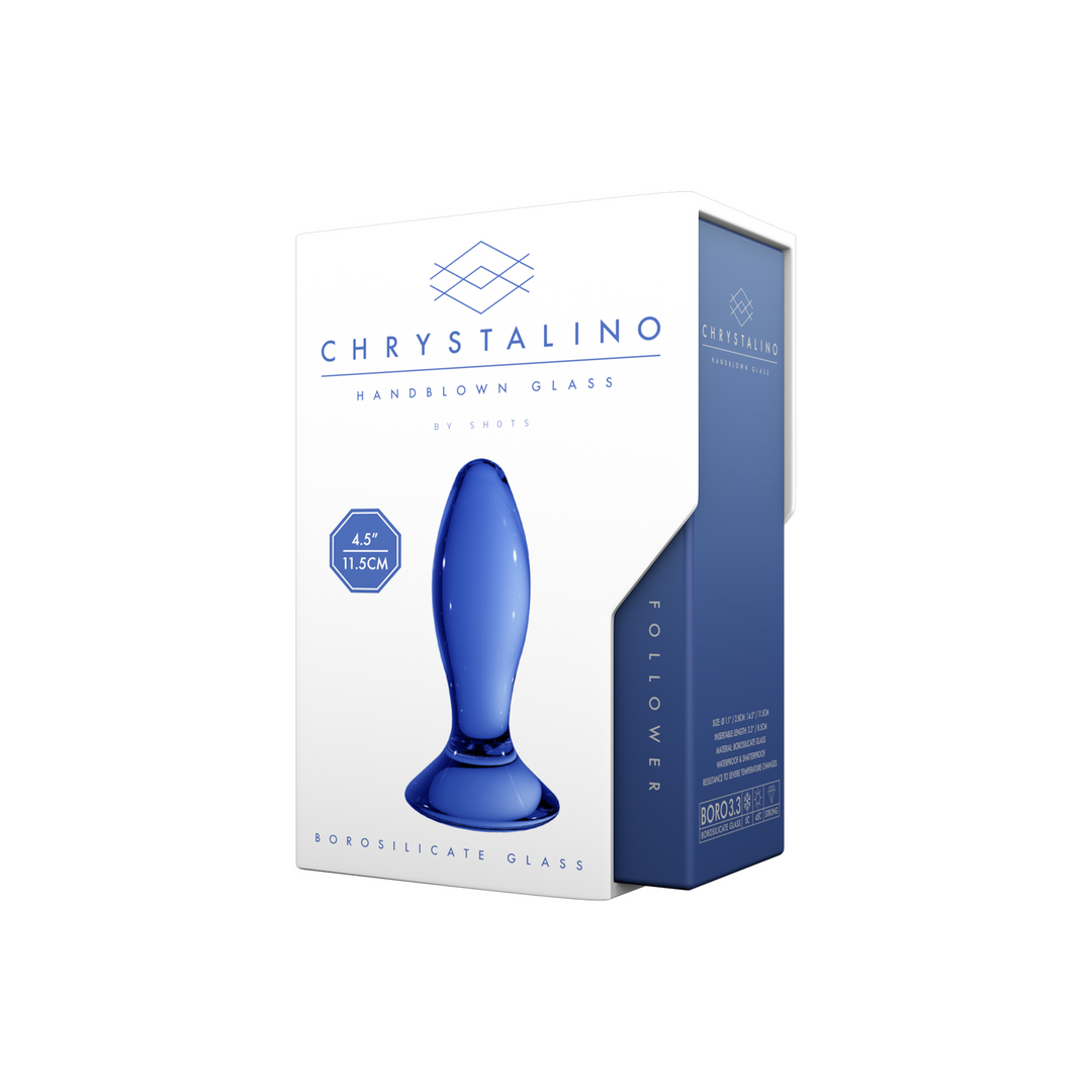Follower Glass Butt Plug 11.5 cm – Safe & Cool Pleasure