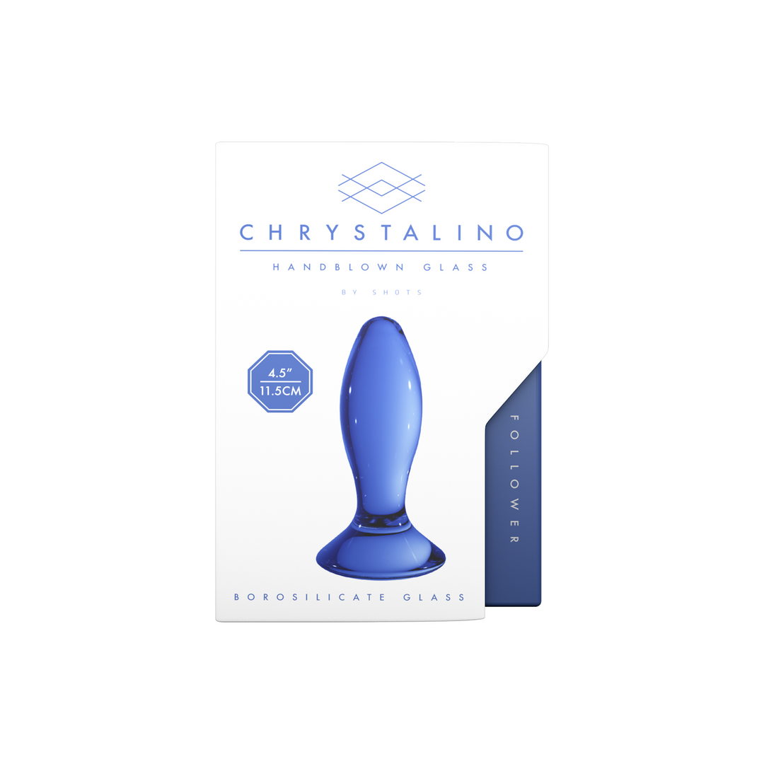 Follower Glazen Butt Plug 11,5 cm – Veilig & Koel Genot