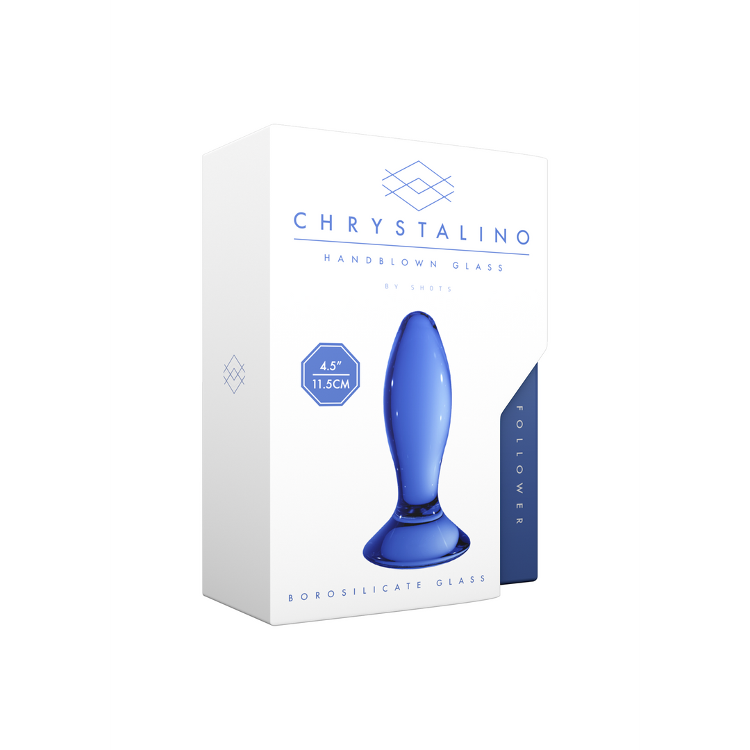 Follower Glass Butt Plug 11.5 cm – Safe & Cool Pleasure